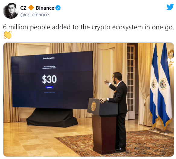 السالوادور 30 دلار بیت کوین هدیه می‌دهد