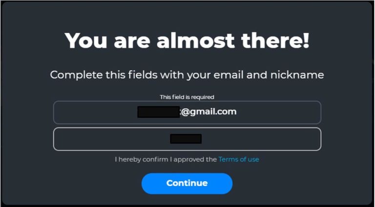 وارد کردن ایمیل در سند باکس